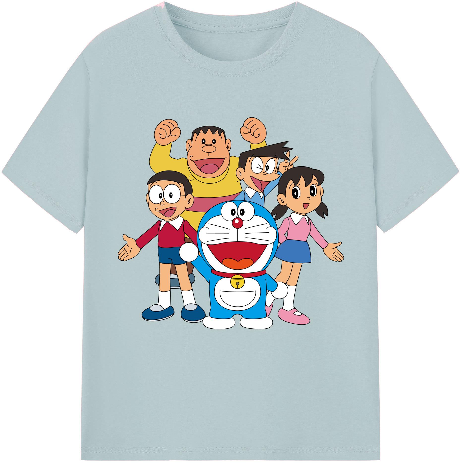 （画像用） ドラえもん 骨川 スネ夫 Doraemon Honekawa Suneo 綿100％半袖Tシャツ（フロントプリント）